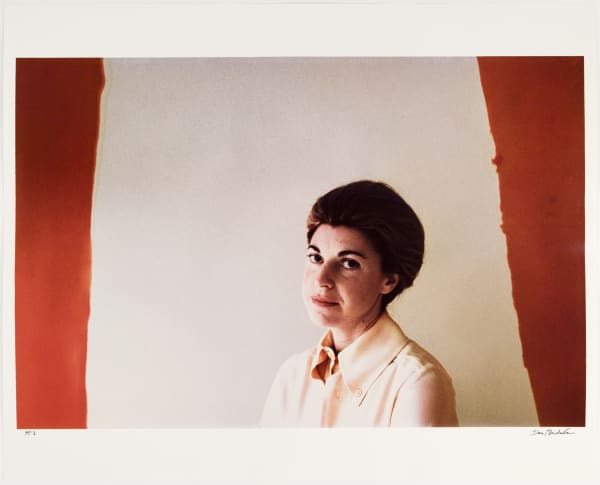 Dan Budnik - Picturing Artists (1950s - 1960s), 40 Dye Transfer Prints, Artist Proof Set, Helen Frankenthaler - New York, 1968, with 'Summer Banner'