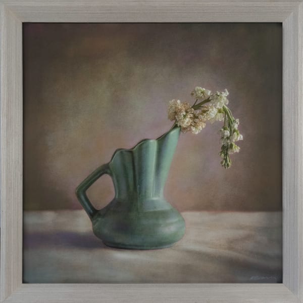 Kate Breakey Green Jug, White Flowers, n.d.