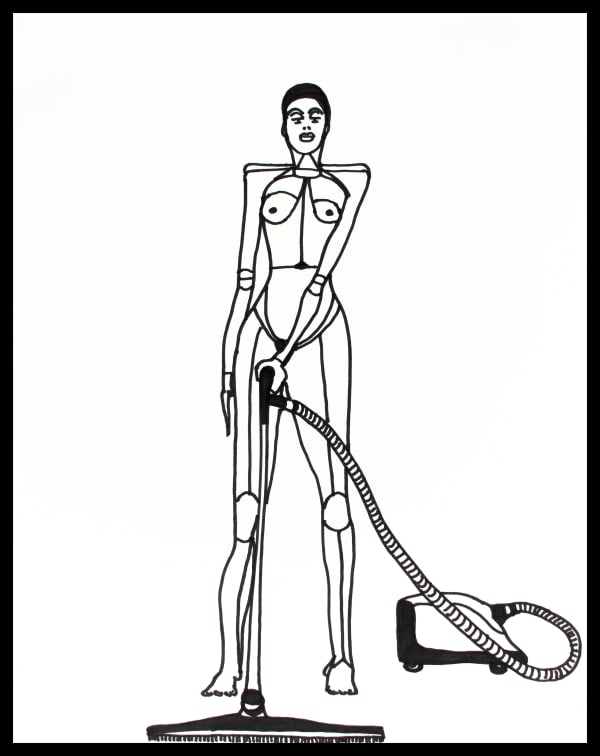 Kitty Brophy, Study for Cleaning Towards a Better Future, 2021