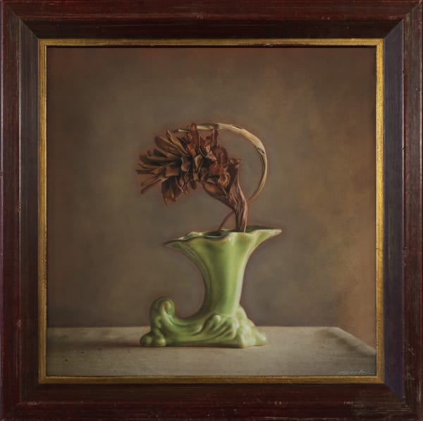 Kate Breakey Green Vase with Ginger Flower, n.d.