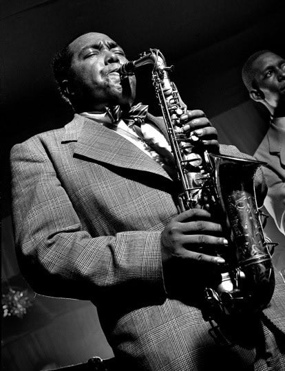 Herman Leonard, Charlie "Bird" Parker, New York City, 1949