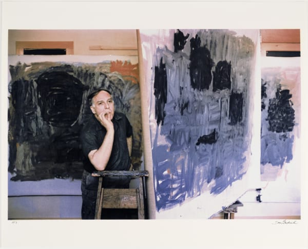 Dan Budnik - Picturing Artists (1950s - 1960s), 40 Dye Transfer Prints, Artist Proof Set, Philip Guston - Maverick Road studio, Woodstock, New York, 1964