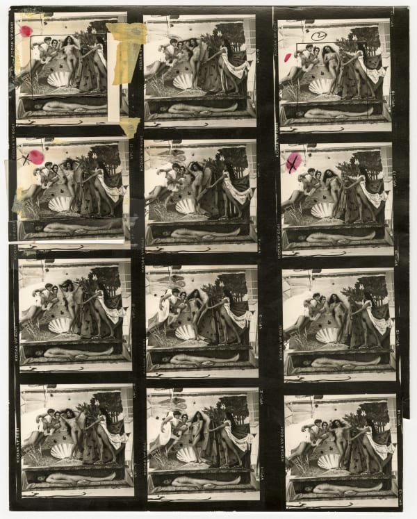 Contact Sheets: Joel-Peter Witkin, Gods of Earth and Heaven, Los Angeles, 1988