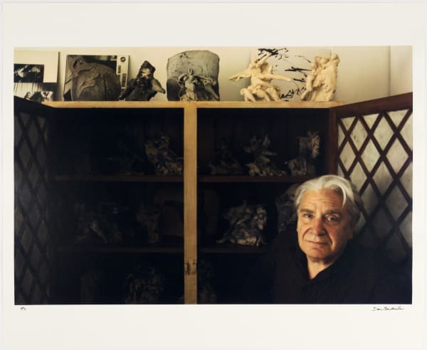 Dan Budnik - Picturing Artists (1950s - 1960s), 40 Dye Transfer Prints, Artist Proof Set, Reuben Nakian - 30 Park Row studio, Connecticut, 1965