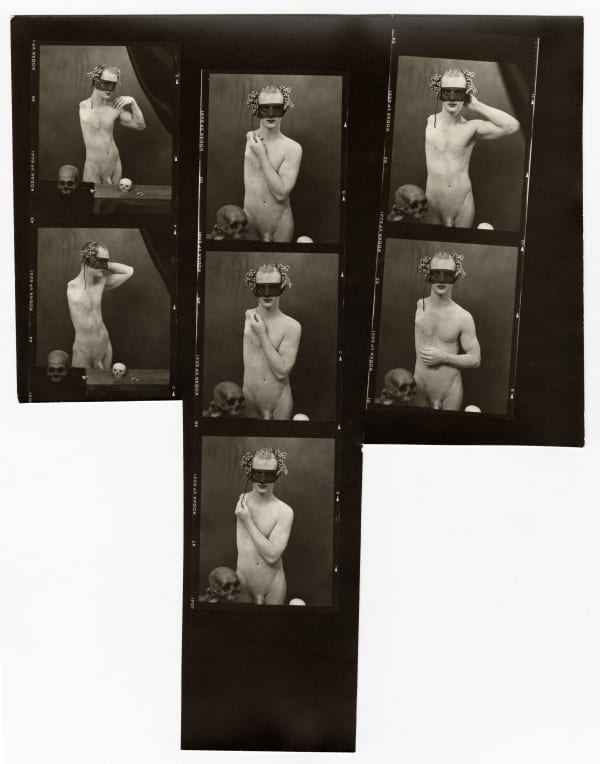 Contact Sheets: Joel-Peter Witkin, Portrait as a Vanite, NM, 1994