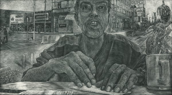 Alice Leora Briggs, El rafagueado (in Juárez slang, one who dies or is wounded by a volley of shots from an automatic weapon), 2022