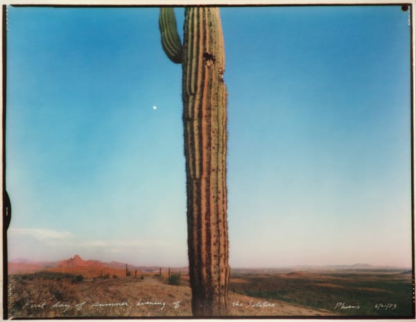 Mark Klett, First Day of Summer, Evening of the Solstice, Phoenix 6/21/83, 1983