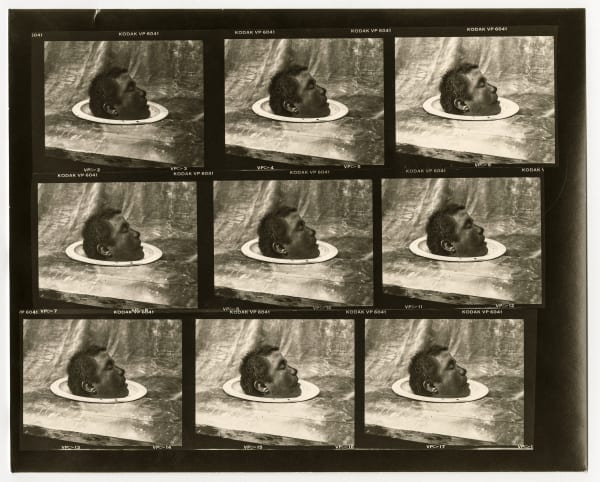 Contact Sheets: Joel-Peter Witkin, Head of a Dead Man, Mexico, 1990