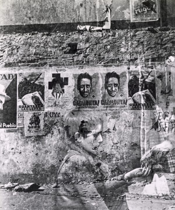 Kati Horna, Sin título, fotomontaje, Guerra Civil española, España, 1937
