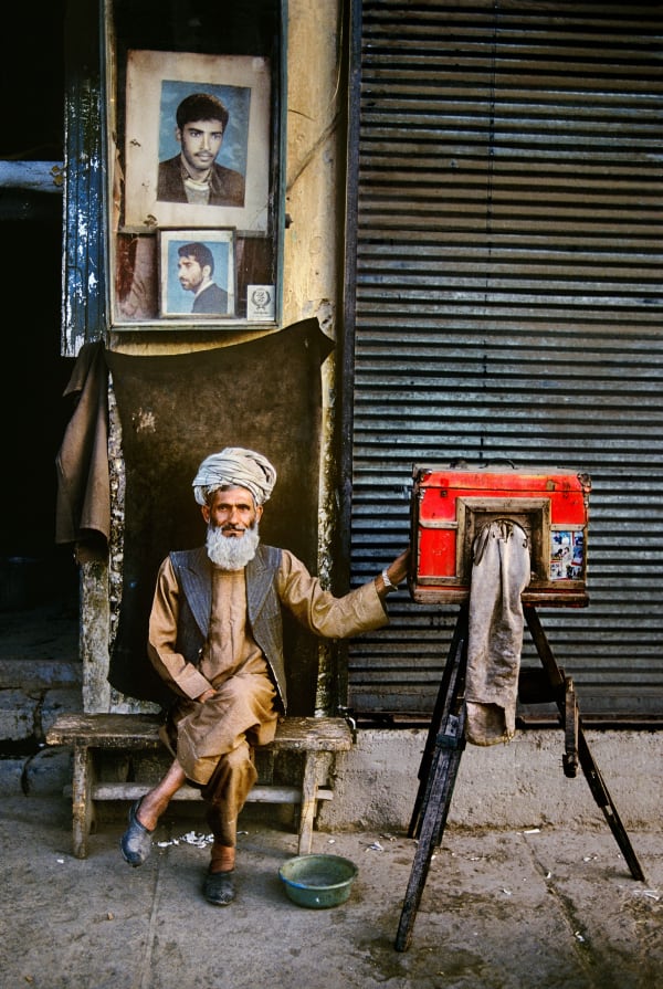 Steve McCurry, Portrait Photographer, Kabul, Afghanistan, 1992