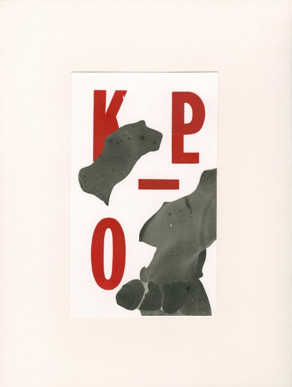 Ellen McMahon, Lost Language of a Desert Sea IX: To Ponder, 2009