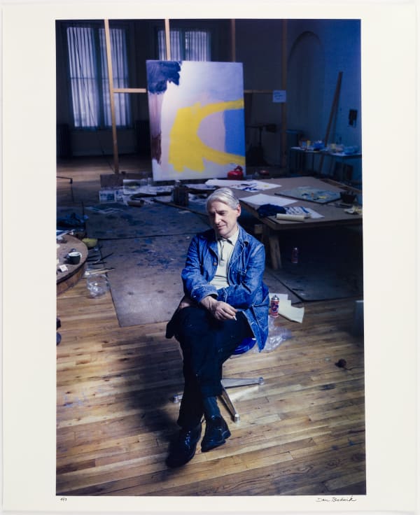 Dan Budnik - Picturing Artists (1950s - 1960s), 40 Dye Transfer Prints, Artist Proof Set, Willem de Kooning - resting, 831 Broadway studio, New York, 1962