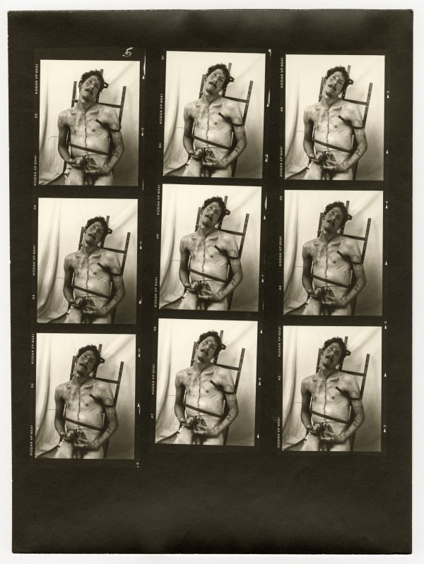 Contact Sheets: Joel-Peter Witkin, Glassman, Mexico, 1994
