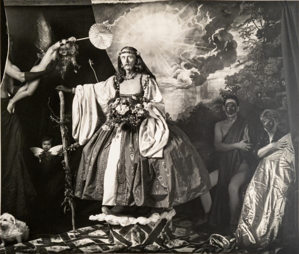 Joel-Peter Witkin, John Herring Person with AIDS, Posed As Flora with Lover and Mother, NM, 1992