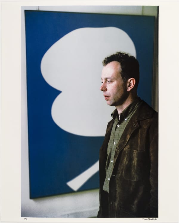 Dan Budnik - Picturing Artists (1950s - 1960s), 40 Dye Transfer Prints, Artist Proof Set, Ellsworth Kelly - Betty Parsons gallery, New York, November 1963, with 'White Blue,' 1963