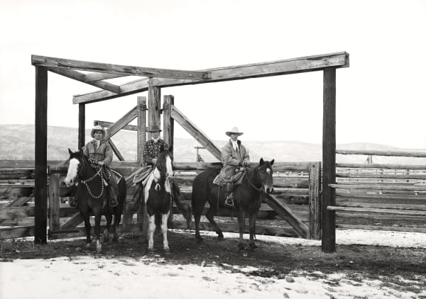 Jay Dusard, Mitch Heguy, Jon Griggs and Jeff Hanson, Maggie Creek Ranch, Nevada, 1992