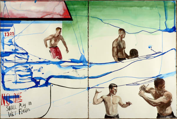Jack Balas No One Shall Play on Wet Fields, 2016