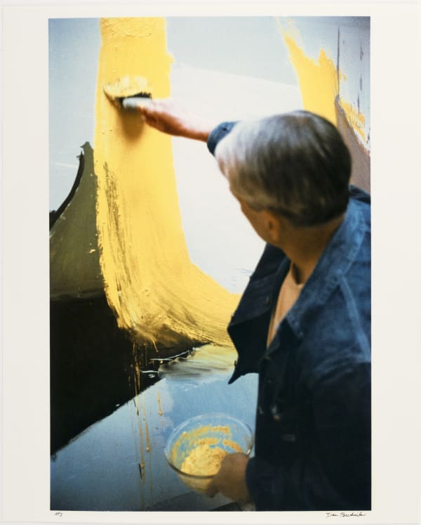 Dan Budnik - Picturing Artists (1950s - 1960s), 40 Dye Transfer Prints, Artist Proof Set, Willem de Kooning - 'action' painting, 831 Broadway, New York, 1962