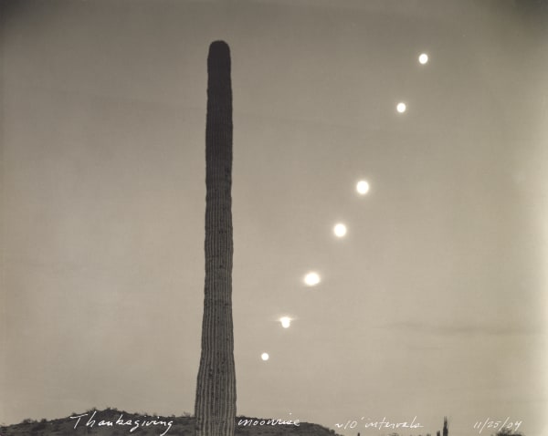 Mark Klett, Thanksgiving moonrise ~10' intervals 11/25/04, 2004