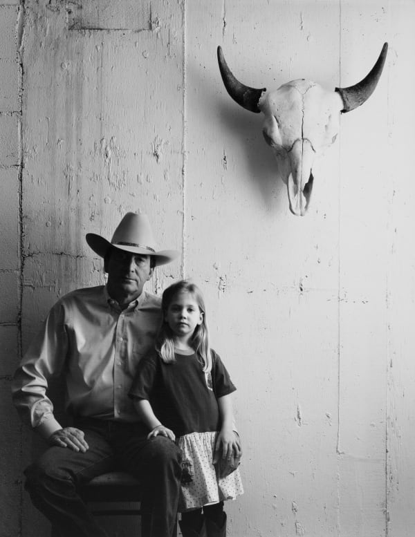 Jay Dusard, Ian and Adelita Rose Tyson,Tyson Ranch, Alberta , 1991