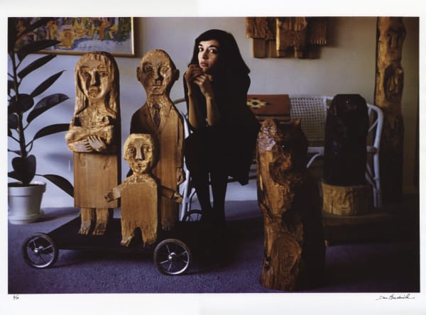 Dan Budnik, Marisol Escobar, West 10th Street, New York, 1958 with "The Hungarians", 1958