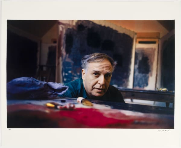 Dan Budnik - Picturing Artists (1950s - 1960s), 40 Dye Transfer Prints, Artist Proof Set, Philip Guston - with Palette, Maverick Road studio, Woodstock, New York, 1964