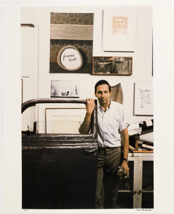 Dan Budnik - Picturing Artists (1950s - 1960s), 40 Dye Transfer Prints, Artist Proof Set, Robert Rauschenberg - with component of 'Oracle,' 809 Broadway studio, New York, 1964