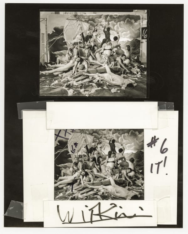 Contact Sheets: Joel-Peter Witkin, The Raft of George W. Bush, NM, 2006