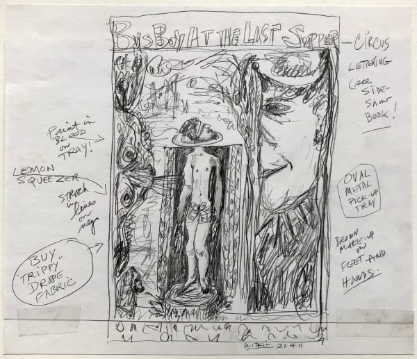 Joel-Peter Witkin, Bus Boy at the Last Supper, 2011