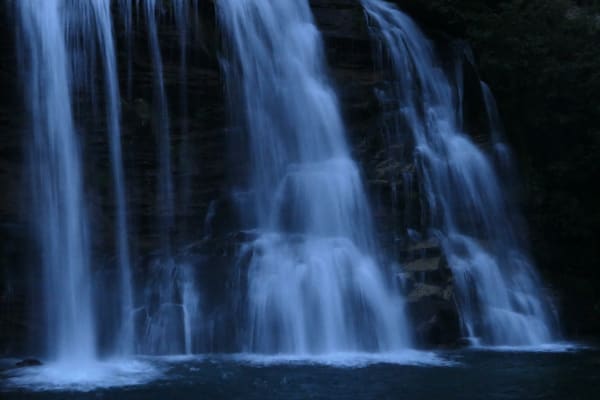 Cascata di mezzanotte. Somewhere in Ticino. December, 2021