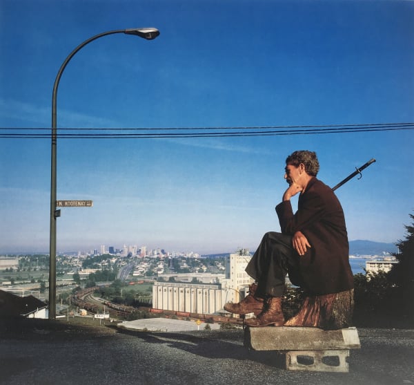Jeff Wall - Sapling held by a post, 2000