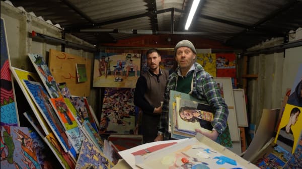 Ralph Sanders visits Meirion Ginsberg's Studio, + Exhibition Tour