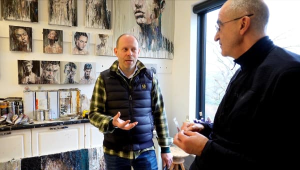 Carl Melegari, Studio Visit + Gallery Tour