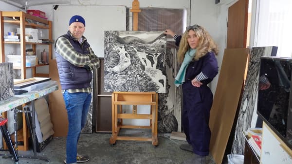 Katie Allen - Transforming Nature, Video - Studio Visit + Gallery Tour