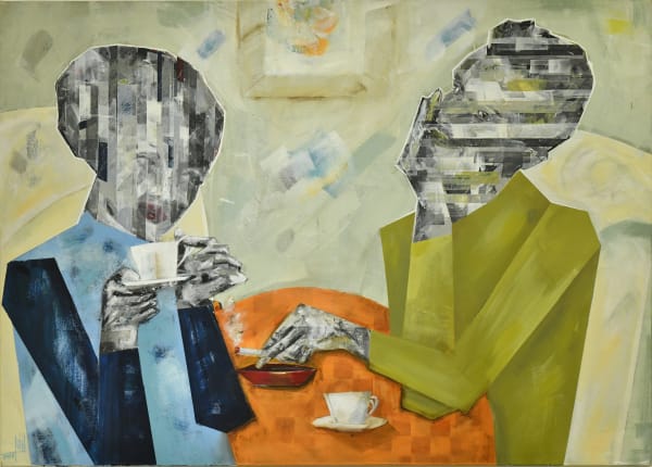 Untitled, Acrylic on canvas, 2018 100x140cm