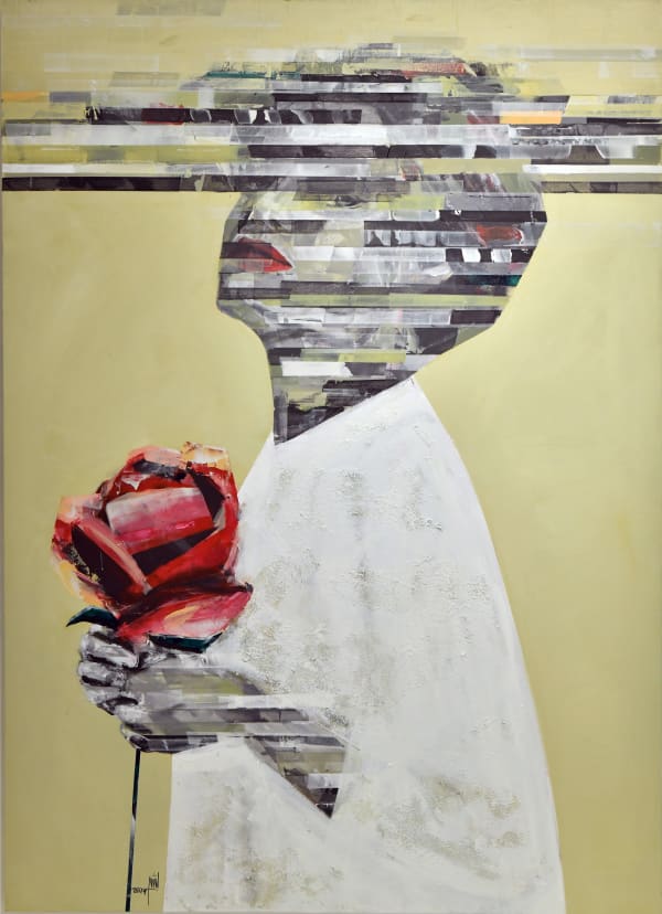 Untitled, Mixed media on canvas, 2019 140x100cm