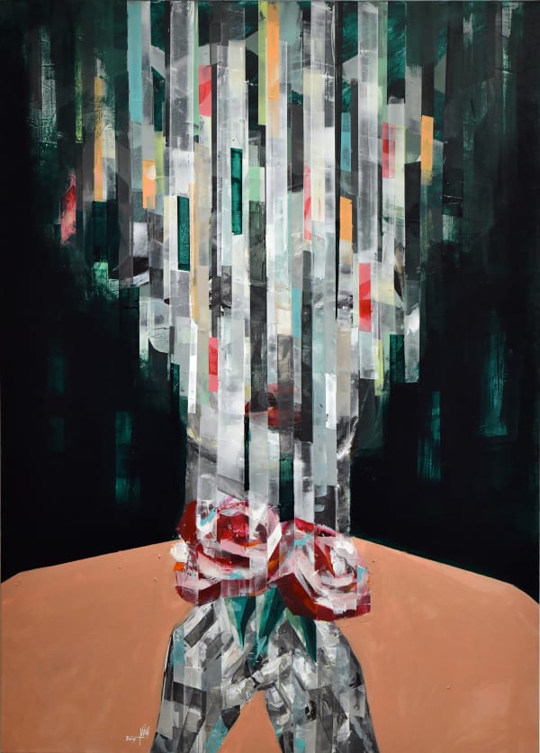 Untitled, Acrylic on canvas, 2019 140x100cm