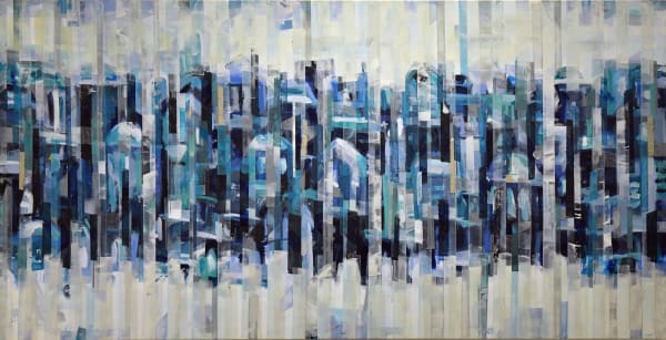 Untitled, Mixed media on canvas, 2018 120x240cm