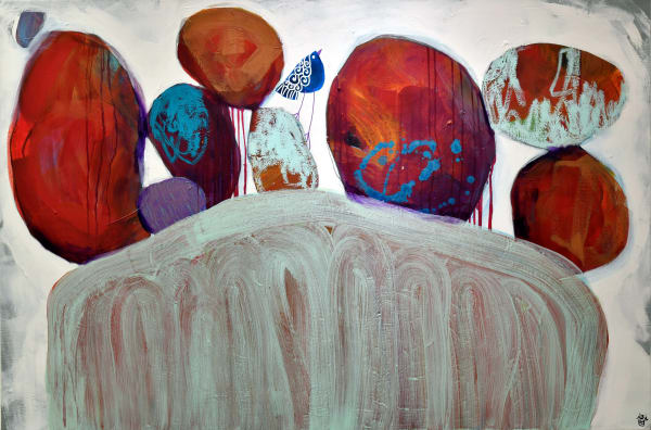 Patience, Mixed media on canvas, 2019 100x150cm