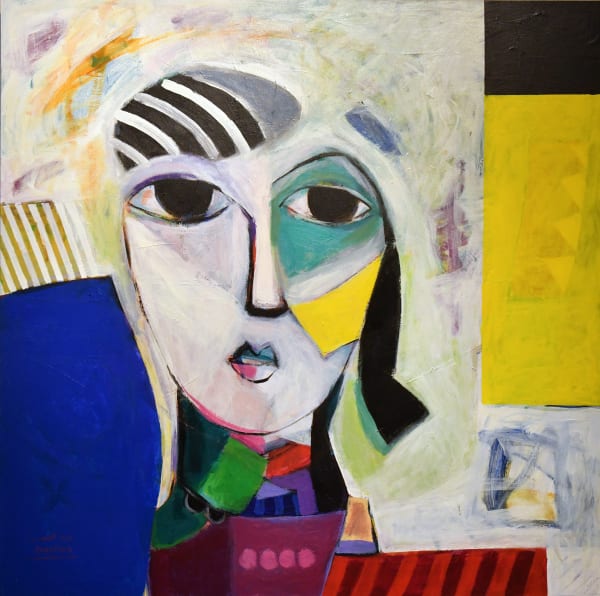 Love at first sight, Acrylic on canvas, 2014, 114x114cm