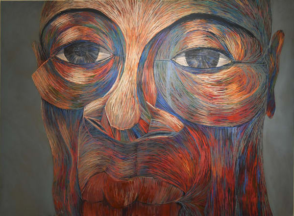 Fadi Daoud Nostalgy, 2018 Acrylic on canvas 150x206cm