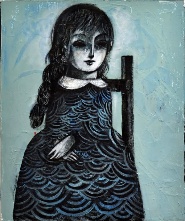 Mohannad Orabi Untitled, 2018 Mixed media on canvas 60x50cm