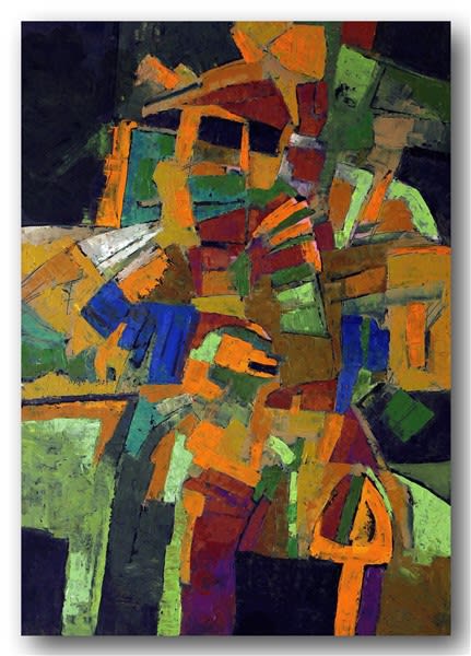 Issam Tantawi Untitled, 2016 Oil on board 95x135cm