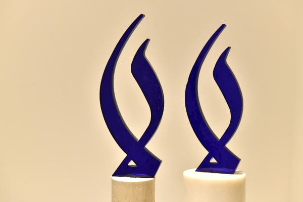 Lam alef, Murano glass sculptur 2019