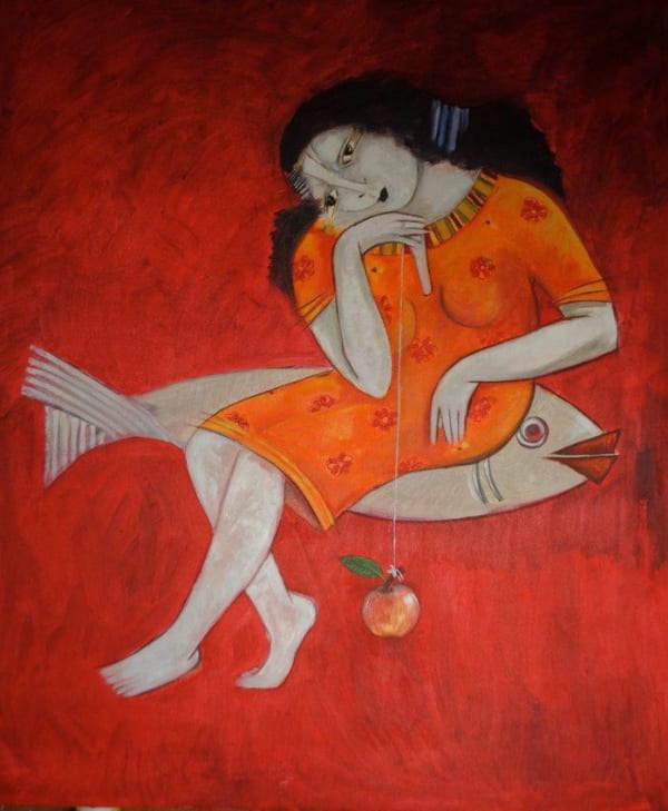 Abdulnasser Amer, 2016, Oil on canvas, 120x100cm