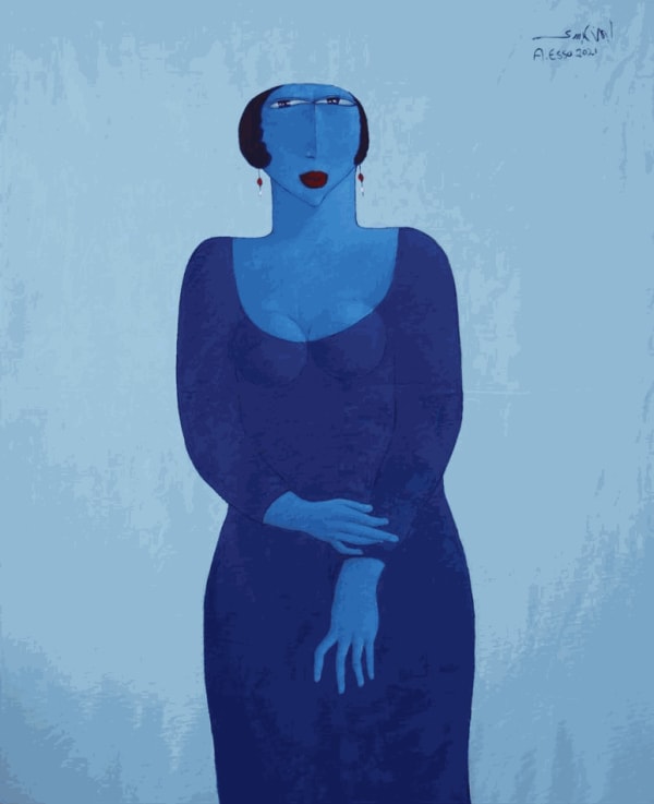 Ayman Essa, 2021, Acrylic on canvas, 140x110cm
