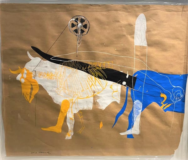 Untitled, 2022, Silkscreen on paper, 90x105cm