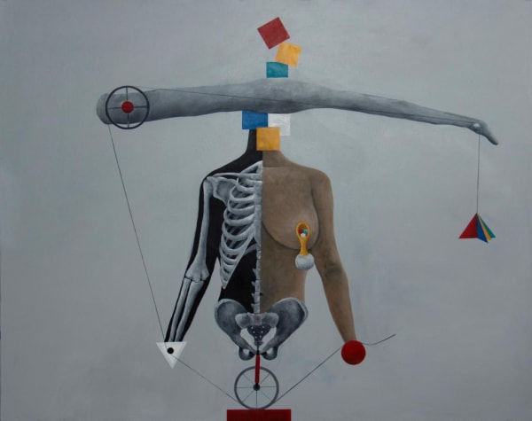 Your game, 2021, Acrylic on canvas, 120x150cm