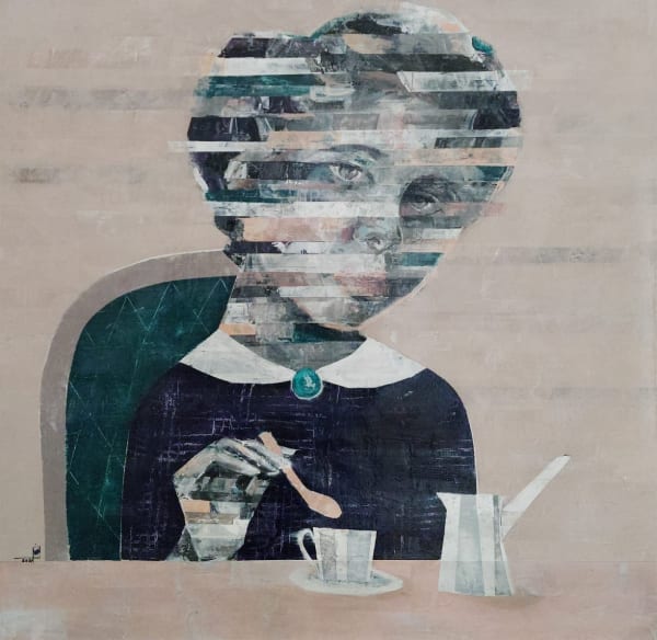Acrylic on canvas, 80x80cm