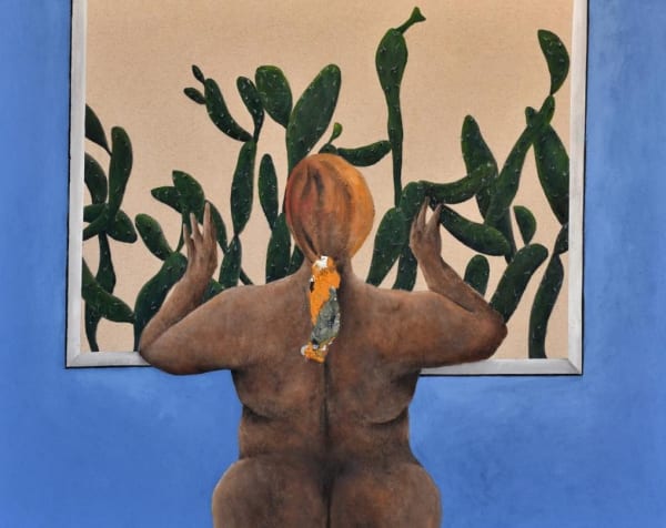 Zaid Shawwa, Hope, 2020, Acrylic on canvas, 110x140cm